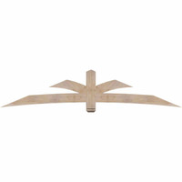 108"W x 22"H x 3 1/2"D x 5 1/2"F, 05/12 Pitch, Davenport Smooth Timber Gable Bracket, Douglas Fir