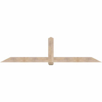 108"W x 27"H x 3 1/2"D x 5 1/2"F, 06/12 Pitch, Eugene Smooth Timber Gable Bracket, Douglas Fir
