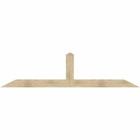 108"W x 27"H x 04"D x 6"F, 06/12 Pitch, Portland Rough Sawn Timber Gable Bracket, Douglas Fir