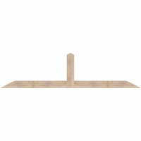 108"W x 27"H x 3 1/2"D x 5 1/2"F, 06/12 Pitch, Portland Smooth Timber Gable Bracket, Douglas Fir