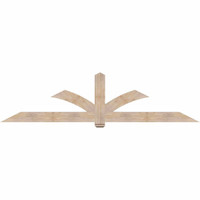 108"W x 27"H x 3 1/2"D x 5 1/2"F, 06/12 Pitch, Redmond Smooth Timber Gable Bracket, Douglas Fir