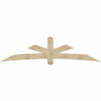 108"W x 27"H x 06"D x 6"F, 06/12 Pitch, Alberta Rough Sawn Timber Gable Bracket, Douglas Fir