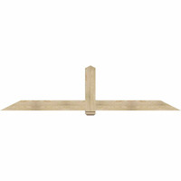 108"W x 27"H x 06"D x 6"F, 06/12 Pitch, Eugene Rough Sawn Timber Gable Bracket, Douglas Fir
