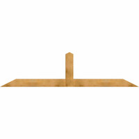 108"W x 27"H x 06"D x 6"F, 06/12 Pitch, Portland Rough Sawn Timber Gable Bracket, Western Red Cedar