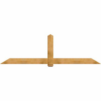 108"W x 31"H x 04"D x 6"F, 07/12 Pitch, Eugene Rough Sawn Timber Gable Bracket, Western Red Cedar