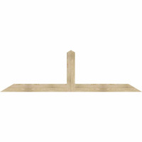 108"W x 31"H x 04"D x 6"F, 07/12 Pitch, Portland Rough Sawn Timber Gable Bracket, Douglas Fir