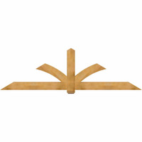 108"W x 31"H x 04"D x 6"F, 07/12 Pitch, Redmond Rough Sawn Timber Gable Bracket, Western Red Cedar