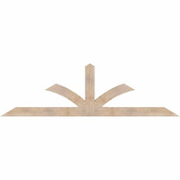 108"W x 31"H x 3 1/2"D x 5 1/2"F, 07/12 Pitch, Richland Smooth Timber Gable Bracket, Douglas Fir