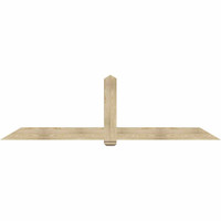 108"W x 31"H x 06"D x 6"F, 07/12 Pitch, Eugene Rough Sawn Timber Gable Bracket, Douglas Fir