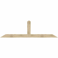 108"W x 31"H x 06"D x 6"F, 07/12 Pitch, Portland Rough Sawn Timber Gable Bracket, Douglas Fir