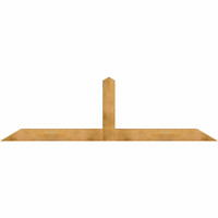 108"W x 31"H x 06"D x 6"F, 07/12 Pitch, Portland Rough Sawn Timber Gable Bracket, Western Red Cedar
