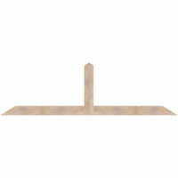 108"W x 31"H x 5 1/2"D x 5 1/2"F, 07/12 Pitch, Portland Smooth Timber Gable Bracket, Douglas Fir