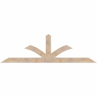 108"W x 31"H x 5 1/2"D x 5 1/2"F, 07/12 Pitch, Richland Smooth Timber Gable Bracket, Douglas Fir