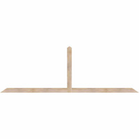 108"W x 36"H x 3 1/2"D x 3 1/2"F, 08/12 Pitch, Portland Smooth Timber Gable Bracket, Douglas Fir