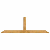 108"W x 36"H x 04"D x 6"F, 08/12 Pitch, Portland Rough Sawn Timber Gable Bracket, Western Red Cedar
