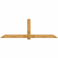 108"W x 36"H x 06"D x 6"F, 08/12 Pitch, Eugene Rough Sawn Timber Gable Bracket, Western Red Cedar