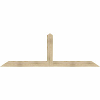 108"W x 36"H x 06"D x 6"F, 08/12 Pitch, Portland Rough Sawn Timber Gable Bracket, Douglas Fir