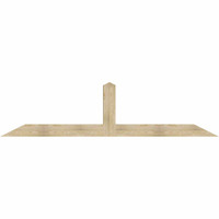 108"W x 27"H x 06"D x 6"F, 06/12 Pitch, Portland Rough Sawn Timber Gable Bracket, Douglas Fir