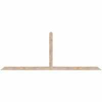 108"W x 40"H x 3 1/2"D x 3 1/2"F, 09/12 Pitch, Portland Smooth Timber Gable Bracket, Douglas Fir