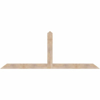 108"W x 40"H x 3 1/2"D x 5 1/2"F, 09/12 Pitch, Portland Smooth Timber Gable Bracket, Douglas Fir