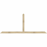 108"W x 45"H x 04"D x 4"F, 10/12 Pitch, Portland Rough Sawn Timber Gable Bracket, Douglas Fir