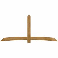 108"W x 49"H x 04"D x 6"F, 11/12 Pitch, Bellingham Rough Sawn Timber Gable Bracket, Western Red Cedar