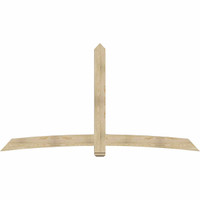 108"W x 58"H x 04"D x 6"F, 13/12 Pitch, Bellingham Rough Sawn Timber Gable Bracket, Douglas Fir