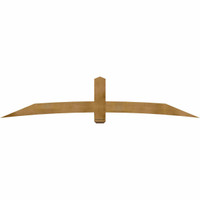 108"W x 22"H x 04"D x 6"F, 05/12 Pitch, Bellingham Rough Sawn Timber Gable Bracket, Western Red Cedar