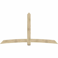 108"W x 58"H x 06"D x 6"F, 13/12 Pitch, Bellingham Rough Sawn Timber Gable Bracket, Douglas Fir