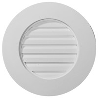 20"W x 20"H x 1 3/4"P, Round Gable Vent Louver, Functional