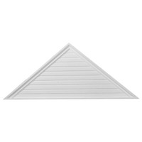 48"W x 20"H x 2 1/4"P,  Pitch 10/12 Triangle Gable Vent - Decorative