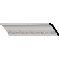 2 3/4"H x 2 1/2"P x 3 5/8"F x 96 1/8"L, (2" Repeat), Tristan Crown Moulding