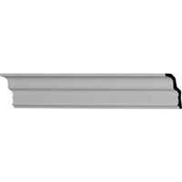 3 3/4"H x 1 7/8"P x 3 7/8"F x 95 7/8"L, (1/2" Repeat), Alexandria Crown Moulding