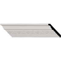 3"H x 3"P x 4 1/8"F x 96 1/8"L, (2 3/8" Repeat), Bradley Crown Moulding