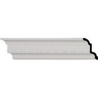 4 3/8"H x 3"P x 5 1/8"F x 96"L, (1 5/8" Repeat), Swindon Egg and Dart Crown Moulding