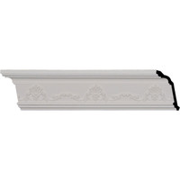 4 3/8"H x 3 1/4"P x 5 3/8"F x 96 1/8"L, (6 1/2" Repeat), Versailles Crown Moulding