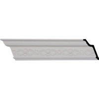 5"H x 3 1/4"P x 5 7/8"F x 95 3/4"L, (5 1/2" Repeat), Logan Crown Moulding