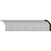 4 3/8"H x 3 1/8"P x 5 1/4"F x 96"L, (3" Repeat), Dentil Crown Moulding