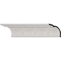 6 3/4"H x 5 7/8"P x 8 7/8"F x 96 1/8"L, (6 1/2" Repeat), Harvest Crown Moulding