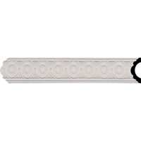 1 3/4"H x 3/4"P x 96 1/8"L, (1 1/8" Repeat), Egg & Dart Panel Moulding