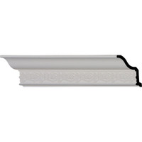 3 7/8"H x 2 3/4"P x 4 3/4"F x 96 1/8"L, (2 1/2" Repeat), Augusta Crown Moulding