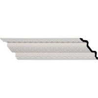 4"H x 4"P x 5 3/4"F x 95 7/8"L, (1 1/4" Repeat), Egg and Dart Crown Moulding