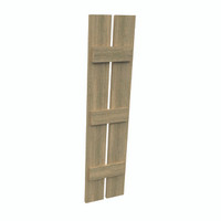 Fypon shutter___SH2P3B12X63RS___SHUTTER 2 PLANK 3 BATTEN12X63X1-1/2 ROUGH SAWN WOOD GRAIN