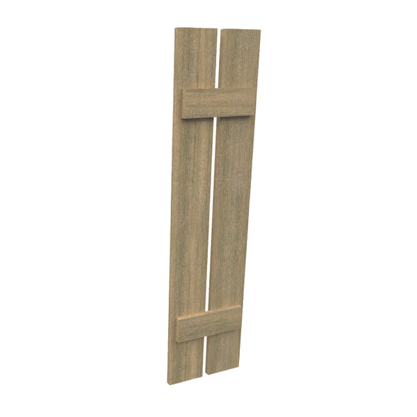 Fypon shutter___SH2PO12X27RS___SHUTTER 2 PLANK12X27X1-1/2 ROUGH SAWN WOOD GRAIN