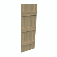 Fypon shutter___SH3P3BC18X37RS___SHUTTER 3 BOARD AND 3 BATTEN18X37X1-1/2 ROUGH SAWN WOOD GRAI