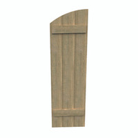 Fypon shutter___SH3PEHLR18X48RS___SHUTTER 3 ELLIPTICAL TOP BOARD AND BATTEN18X48X1-1/2 ROUGH S