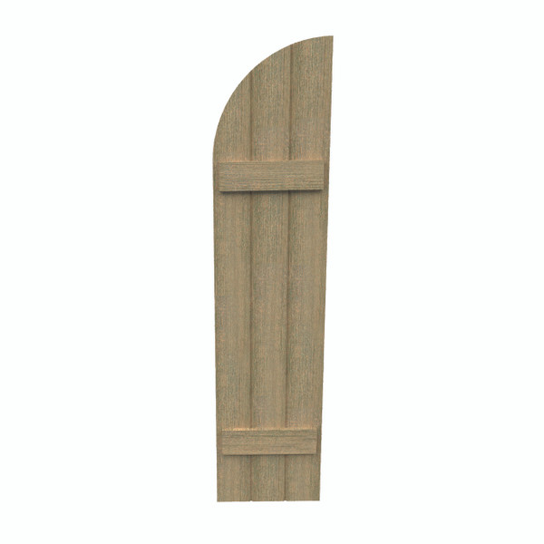 Fypon shutter___SH3PHLR18X71RS___SHUTTER 3 ARCH TOP BOARD AND BATTEN18X71X1-1/2 ROUGH SAWN WO
