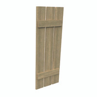 Fypon shutter___SH3PO18X26RS___SHUTTER 3 PLANK18X26X1-1/2 ROUGH SAWN WOOD GRAIN
