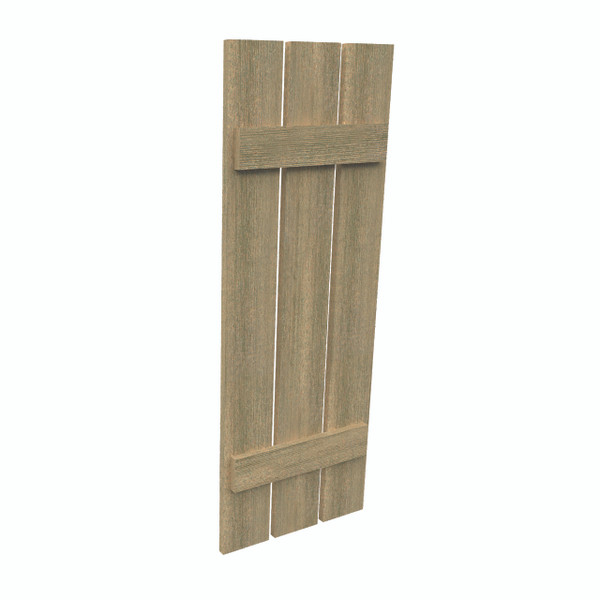 Fypon shutter___SH3PO18X79RS___SHUTTER 3 PLANK18X79X1-1/2 ROUGH SAWN WOOD GRAIN