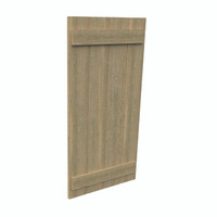 Fypon shutter___SH4PC24X75RS___SHUTTER 4 BOARD AND BATTEN24X75X1-1/2 ROUGH SAWN WOOD GRAIN